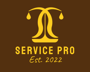 Gold Scale Legal Service  logo design