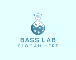 Power Lab Experiment  logo design