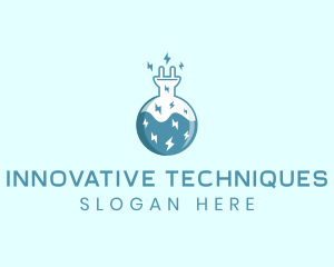 Power Lab Experiment  logo design