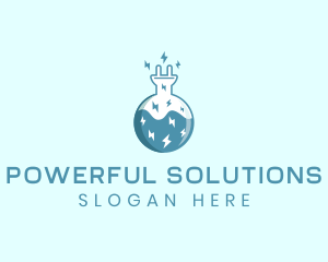 Power Lab Experiment  logo design