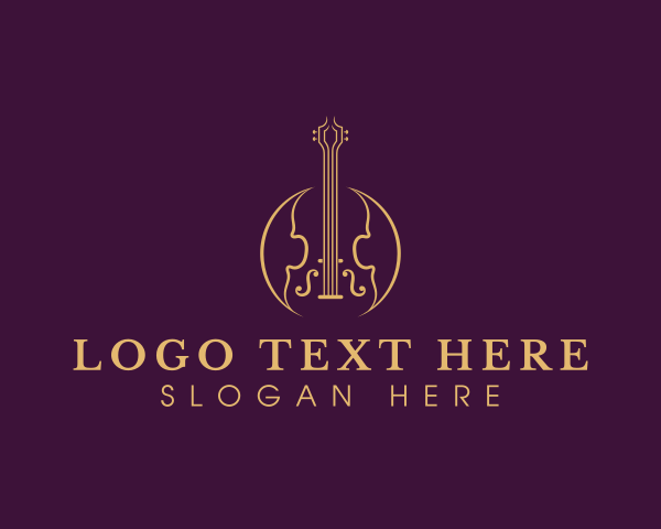 Violinist logo example 3