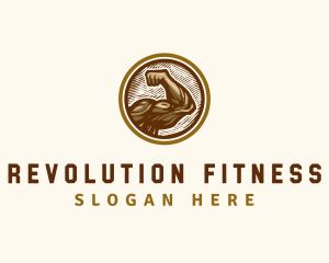 Muscle Flex Fitness logo design