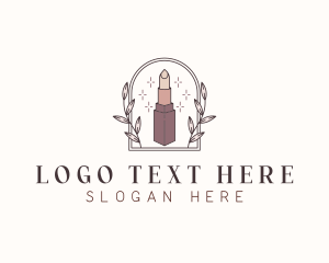 Cosmetics Feminine Lipstick logo