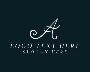 Professional Suit Dressmaker Letter A logo