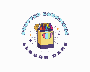 Crayon Art Supply logo design