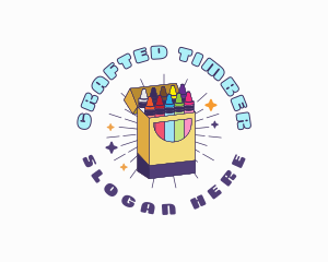 Crayon Art Supply logo design