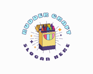 Crayon Art Supply logo design