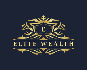 Luxury Crest Royalty Ornament logo design