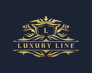 Luxury Crest Royalty Ornament logo design