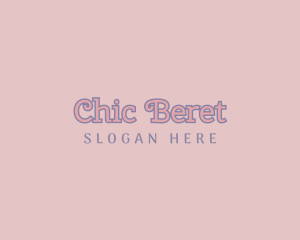 Cute Playful Chic logo design