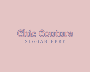 Cute Playful Chic logo design