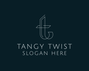 Elegant Boutique Letter T logo design