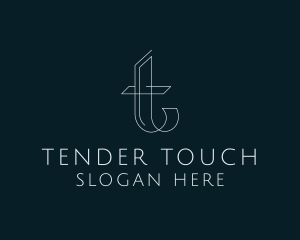 Elegant Boutique Letter T logo design