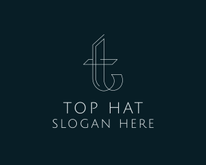 Elegant Boutique Letter T logo design