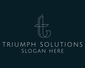 Elegant Boutique Letter T logo design