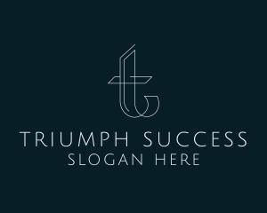 Elegant Boutique Letter T logo design