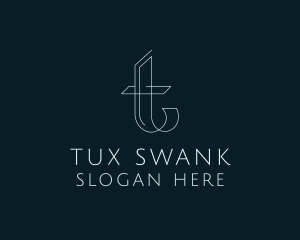 Elegant Boutique Letter T logo design