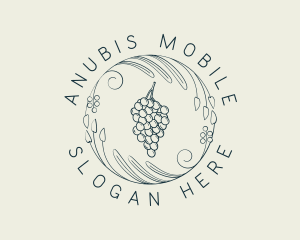 Natural Grapes Winery logo design