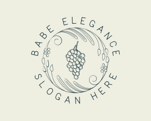 Natural Grapes Winery logo design