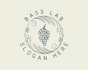 Natural Grapes Winery logo design