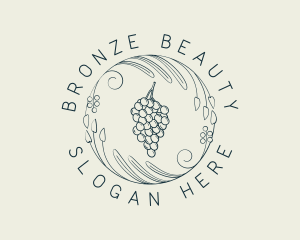 Natural Grapes Winery logo design