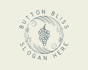 Natural Grapes Winery logo design