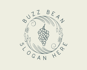 Natural Grapes Winery logo design