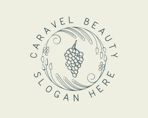 Natural Grapes Winery logo design