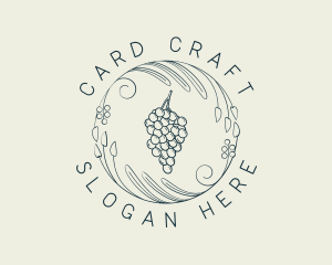 Natural Grapes Winery logo design