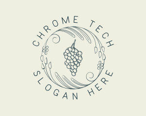 Natural Grapes Winery logo design