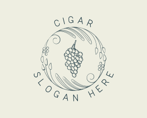 Natural Grapes Winery logo design