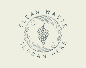 Natural Grapes Winery logo design