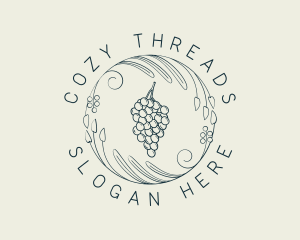 Natural Grapes Winery logo design