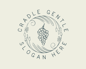 Natural Grapes Winery logo design