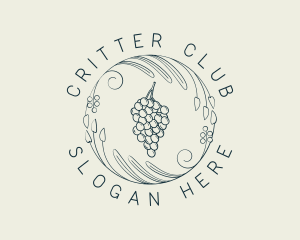 Natural Grapes Winery logo design