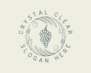 Natural Grapes Winery logo design