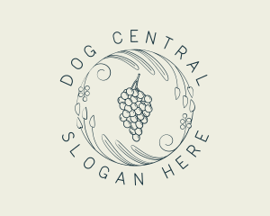 Natural Grapes Winery logo design