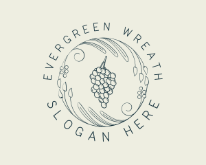 Natural Grapes Winery logo design