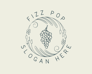 Natural Grapes Winery logo design