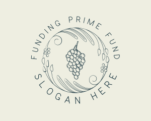 Natural Grapes Winery logo design