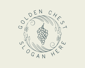 Natural Grapes Winery logo design