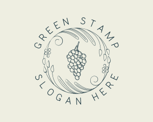 Natural Grapes Winery logo design