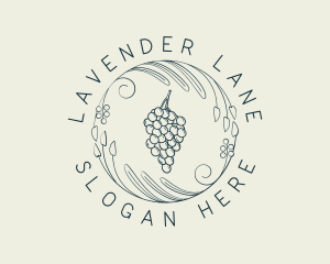 Natural Grapes Winery logo design