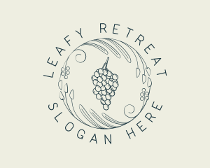 Natural Grapes Winery logo design