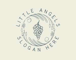 Natural Grapes Winery logo design