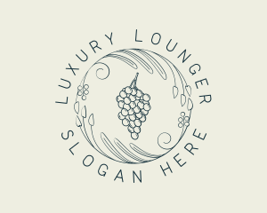 Natural Grapes Winery logo design