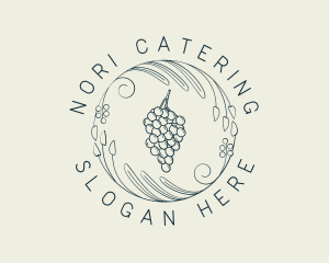 Natural Grapes Winery logo design