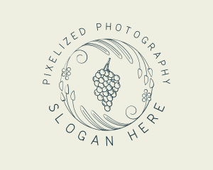 Natural Grapes Winery logo design