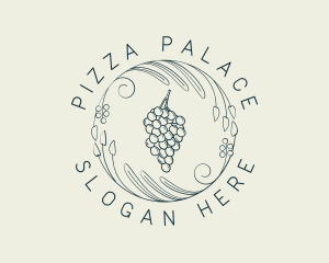 Natural Grapes Winery logo design