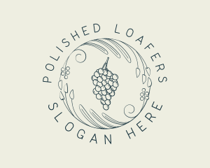 Natural Grapes Winery logo design